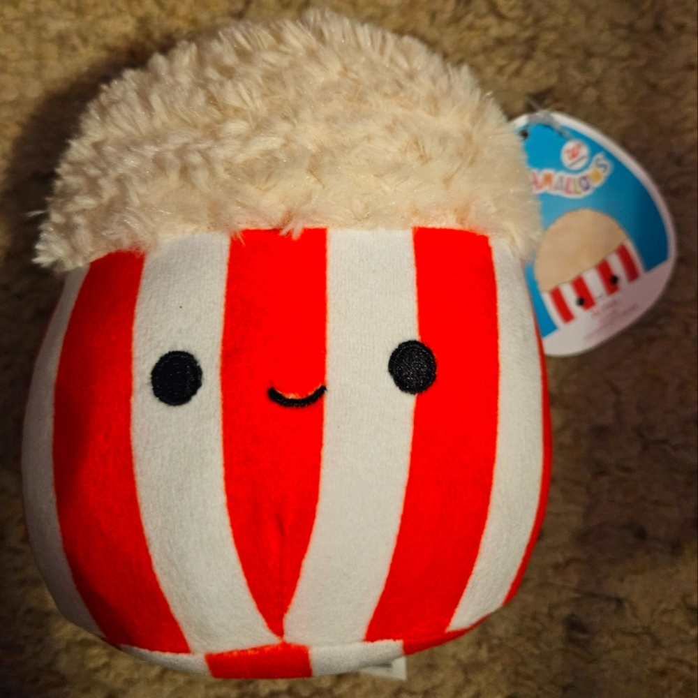 NWT Squishmallow Arnel the Bag of Popcorn 5" 🍿 Walgreens Exclusive!